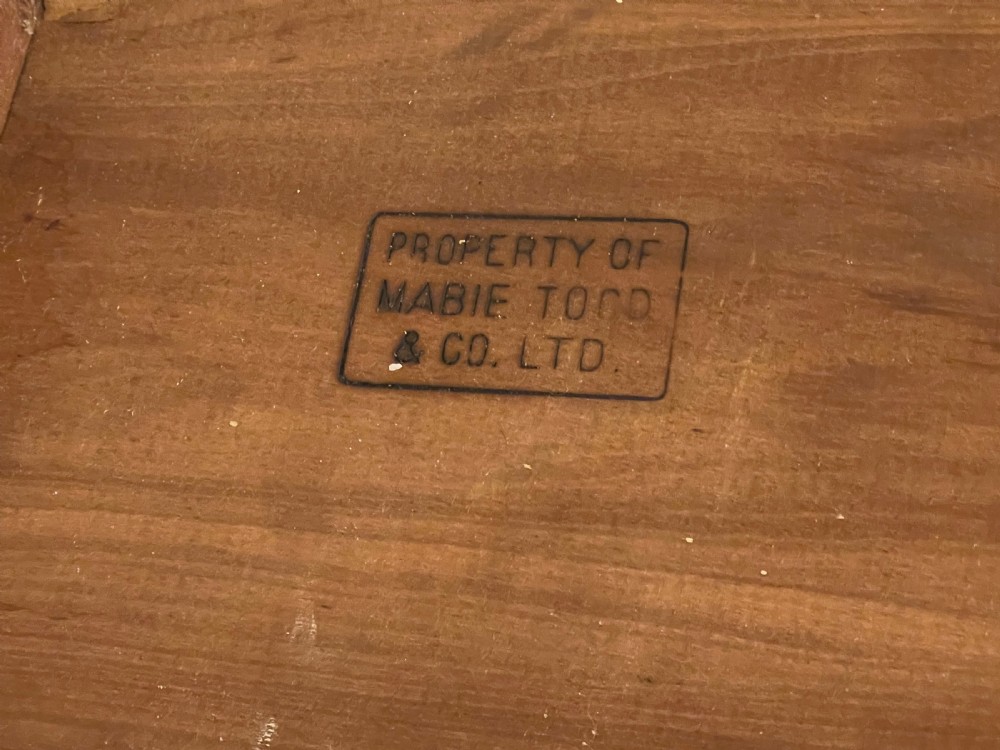 Mabie Todd & Co Mahogany Display Retail Case Cabinet View VII