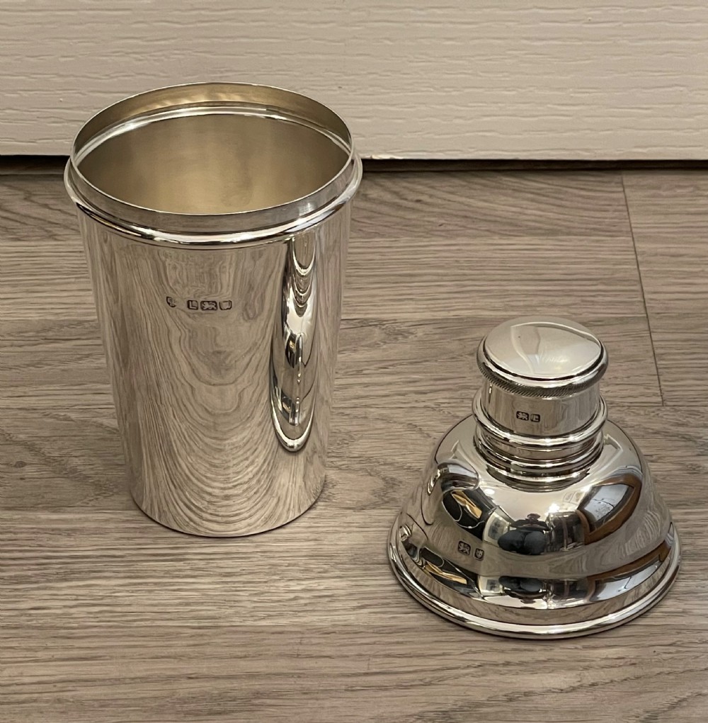 George VI Solid Silver Cocktail Shaker View II