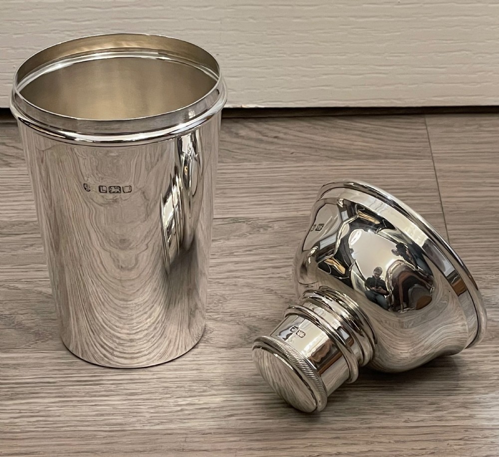 George VI Solid Silver Cocktail Shaker View III