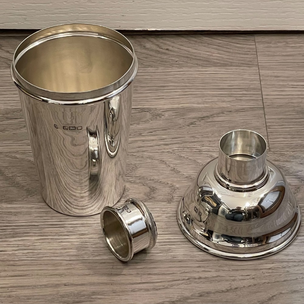 George VI Solid Silver Cocktail Shaker View IV