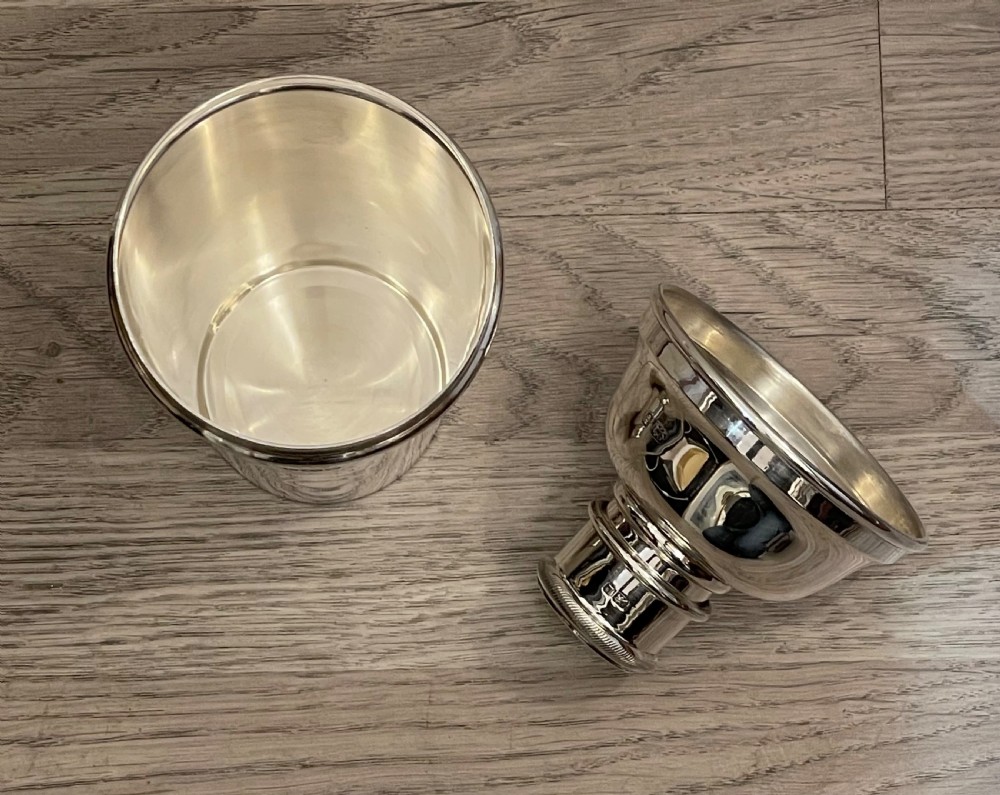 George VI Solid Silver Cocktail Shaker View VI