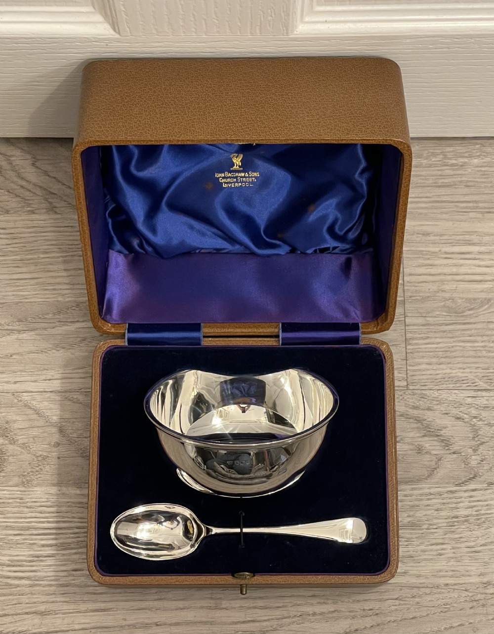 George VI Silver Christening Set View III