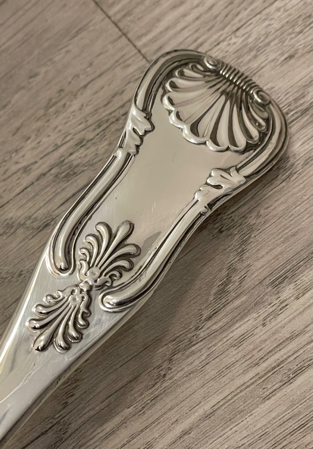 Large Victorian Scottish Silver Ladle View III