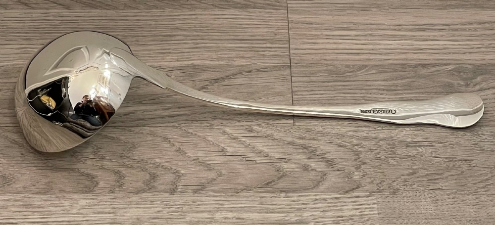 Large Victorian Scottish Silver Ladle View IV