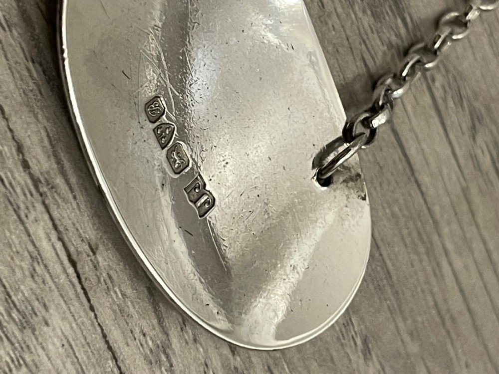 Superb Set of Heavy Silver Decanter Labels, Chester 1902 View V