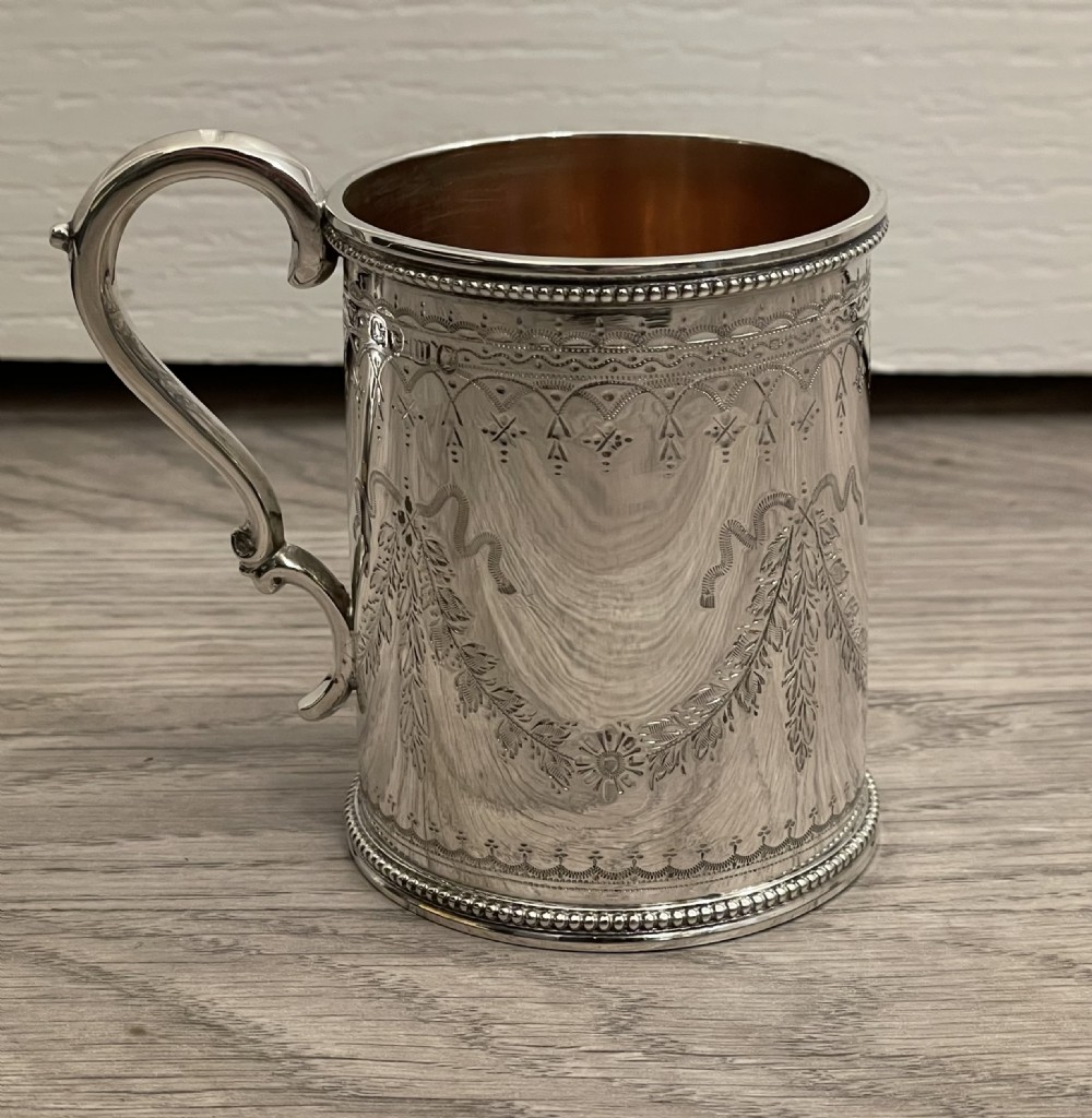 Victorian Silver Christening mug, 1867
