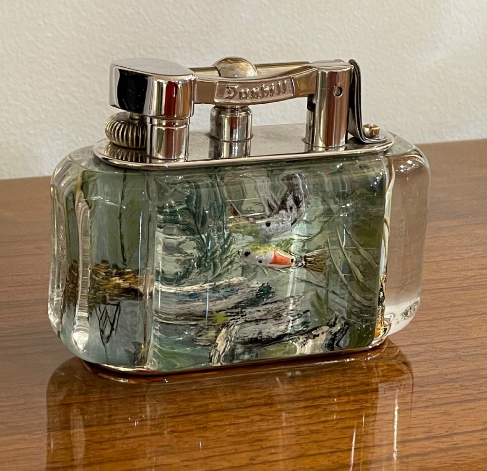 Rare 1950s Dunhill Aquarium Lighter View II
