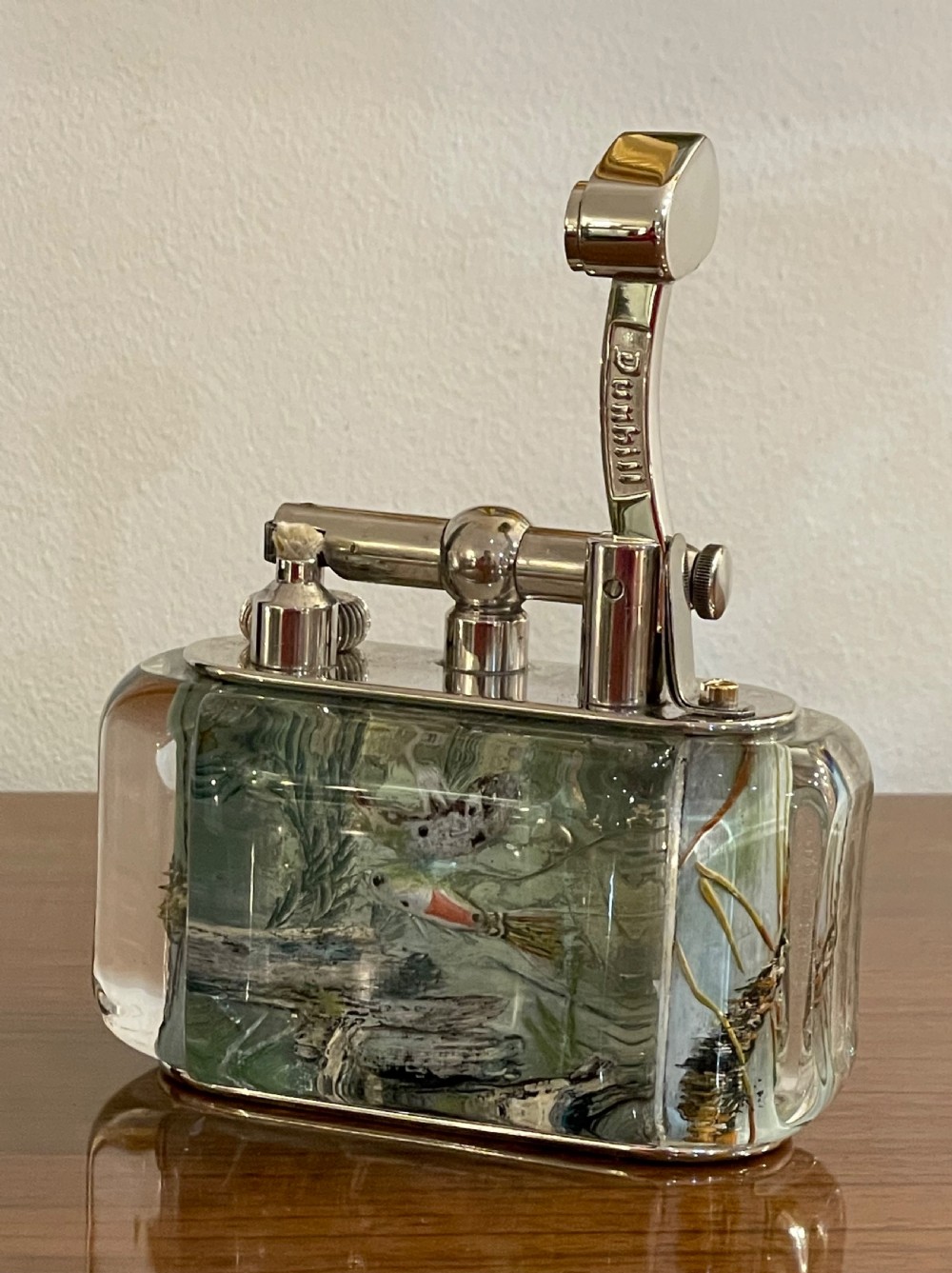 Rare 1950s Dunhill Aquarium Lighter View V