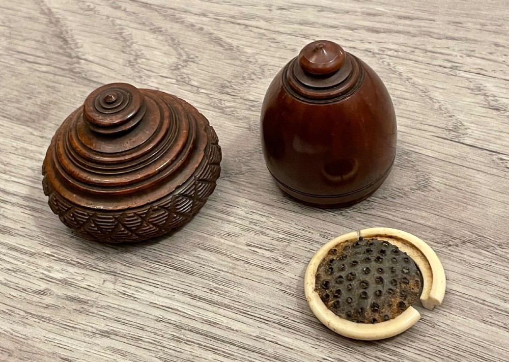 Georgian Coquilla Nutmeg Grater View VI