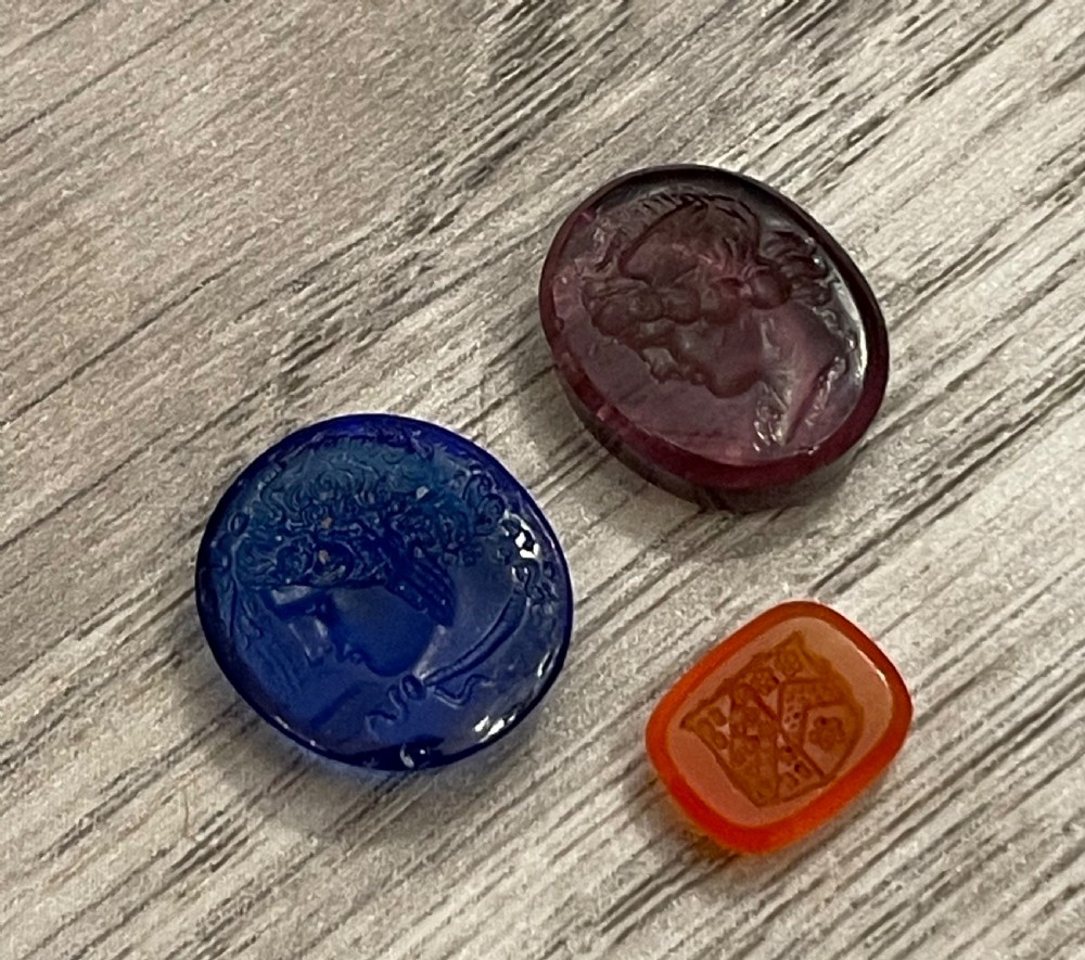 Small Collection of Coloured Stone Intaglios View IV