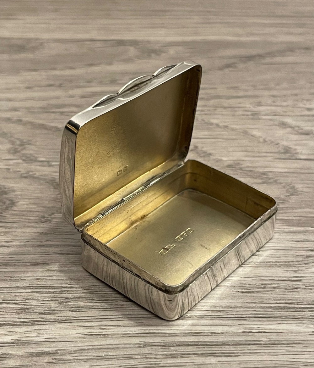 George V Silver Snuff Box, Chester 1911 View VI