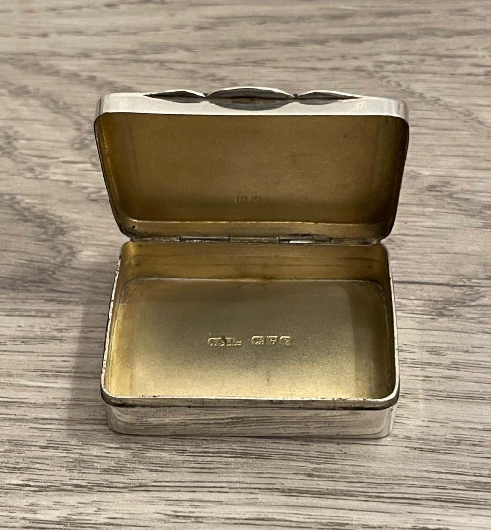George V Silver Snuff Box, Chester 1911 View VII