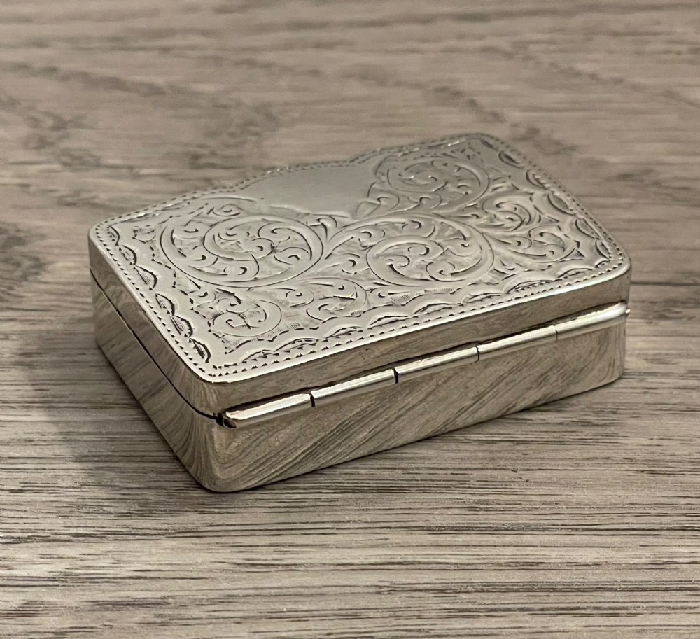 George V Silver Snuff Box, Chester 1911 View VIII