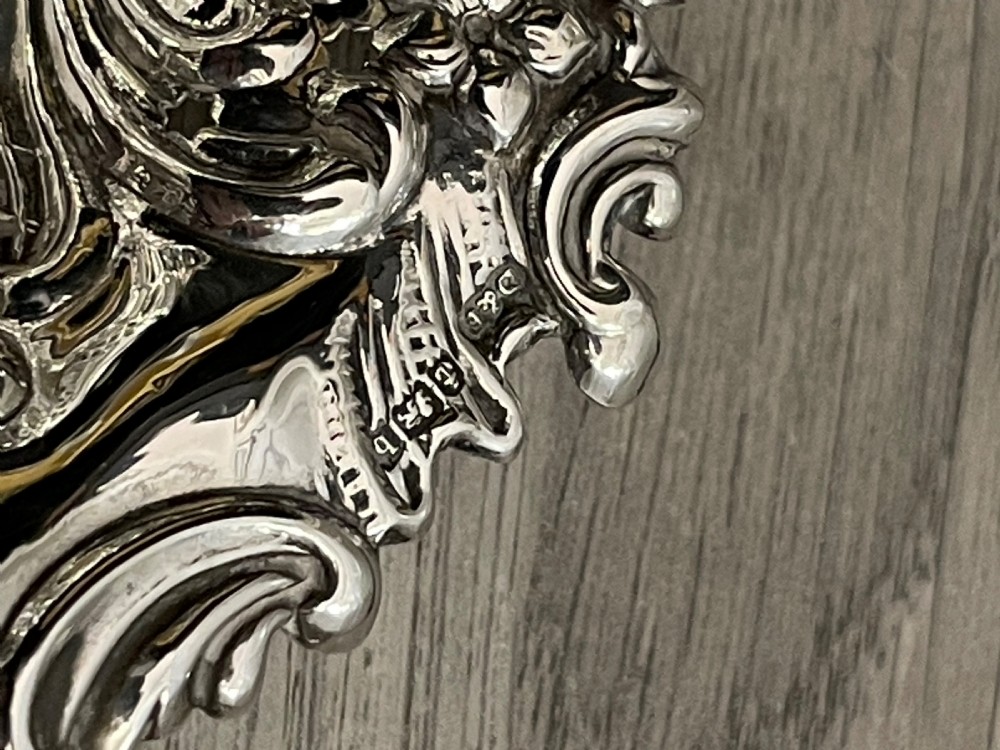 Pair of late Victorian Solid Silver Bon Bon Dishes, 1901 View IV