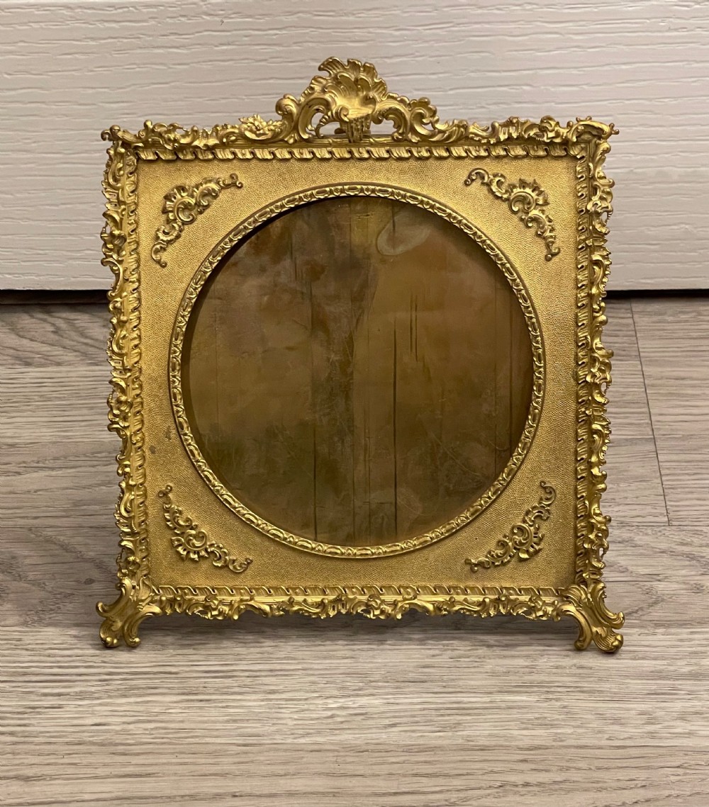 French Gilt Bronze Photograph Frame