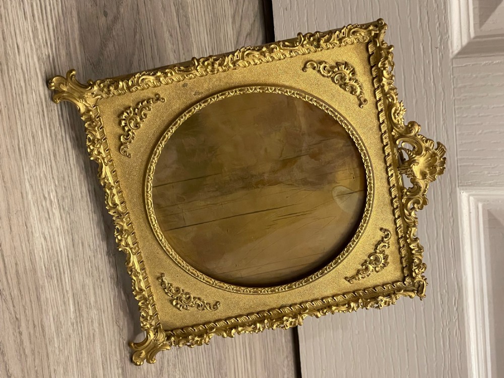 French Gilt Bronze Photograph Frame View II