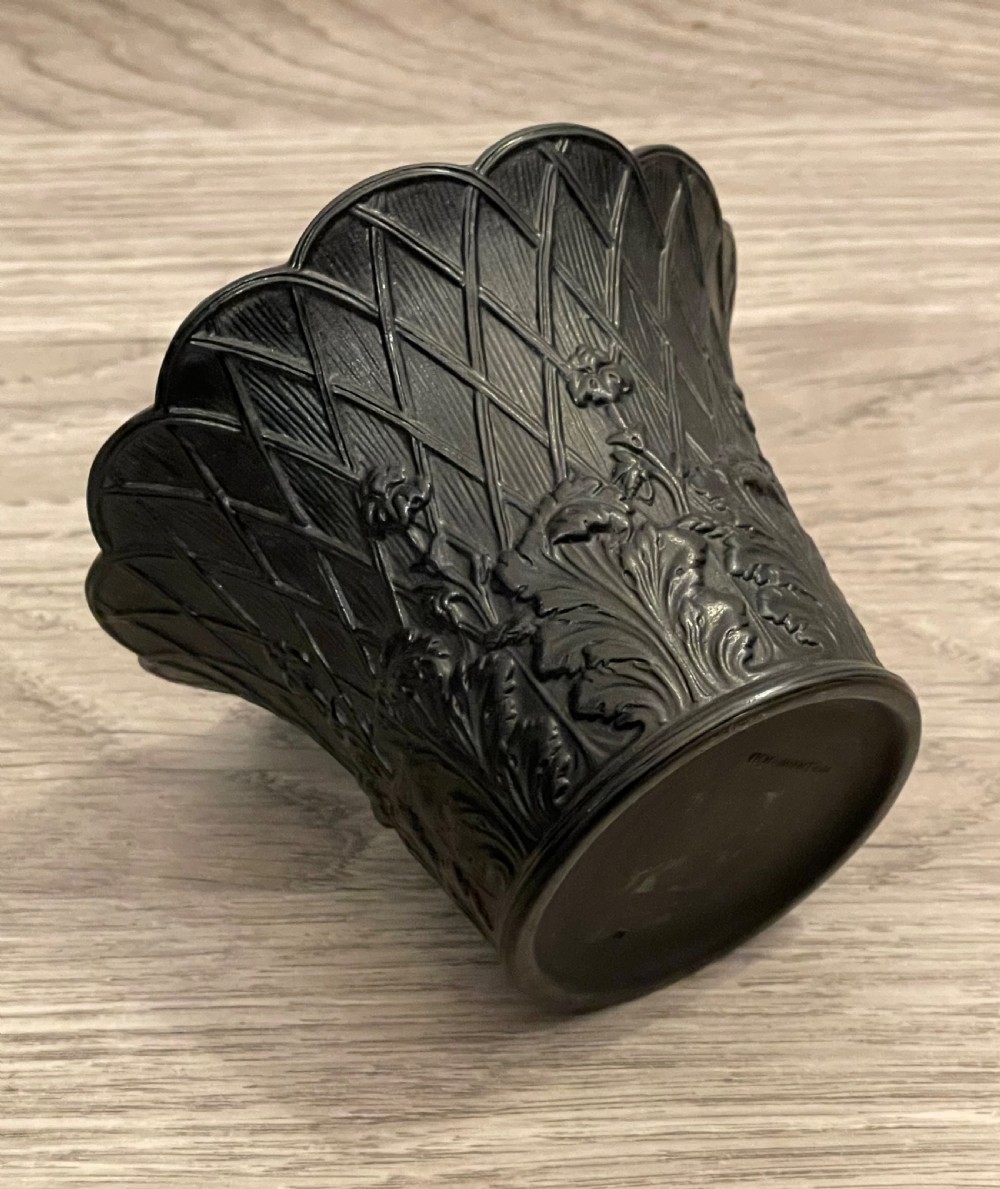 19th Century Wedgwood Basalt Flower Pot View II