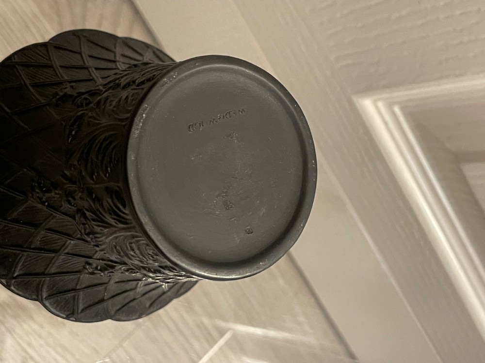 19th Century Wedgwood Basalt Flower Pot View VI