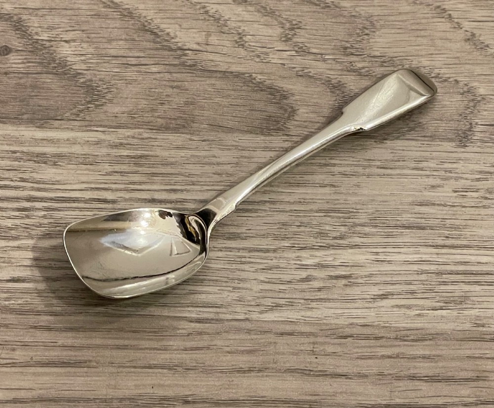 William IV Provincial Silver Caddy Spoon, Newcastle