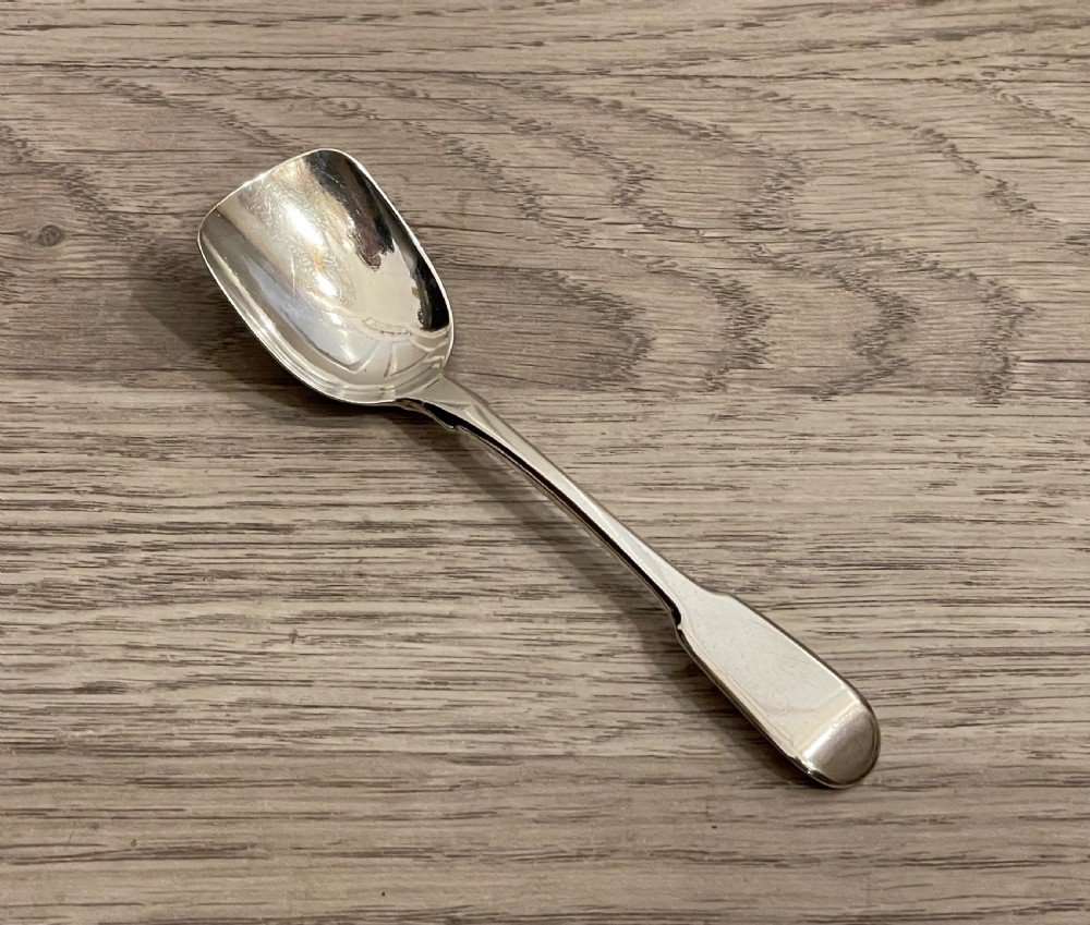 William IV Provincial Silver Caddy Spoon, Newcastle View II
