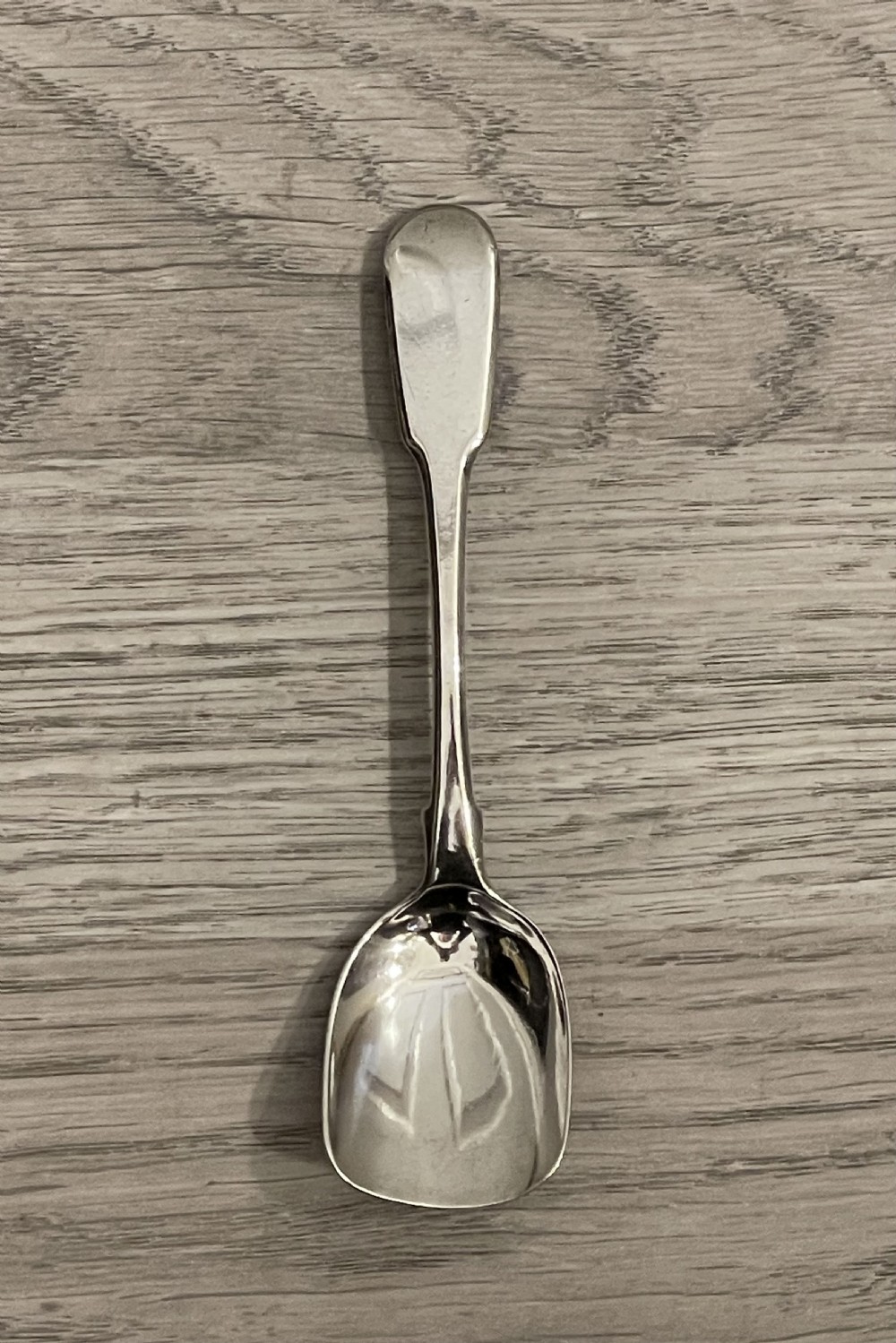 William IV Provincial Silver Caddy Spoon, Newcastle View VI