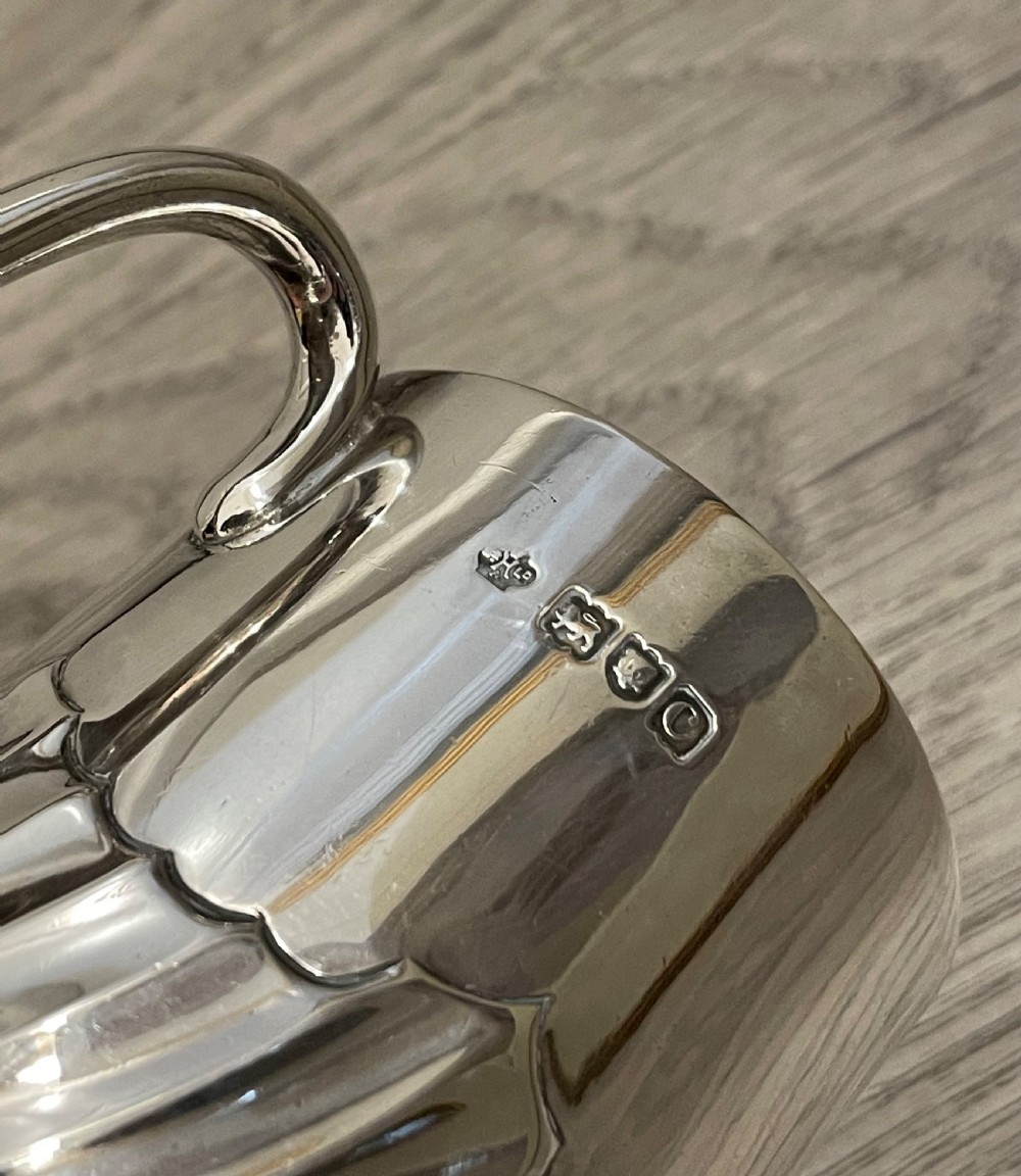 Victorian Solid Silver Christening Mug, 1898 View IV