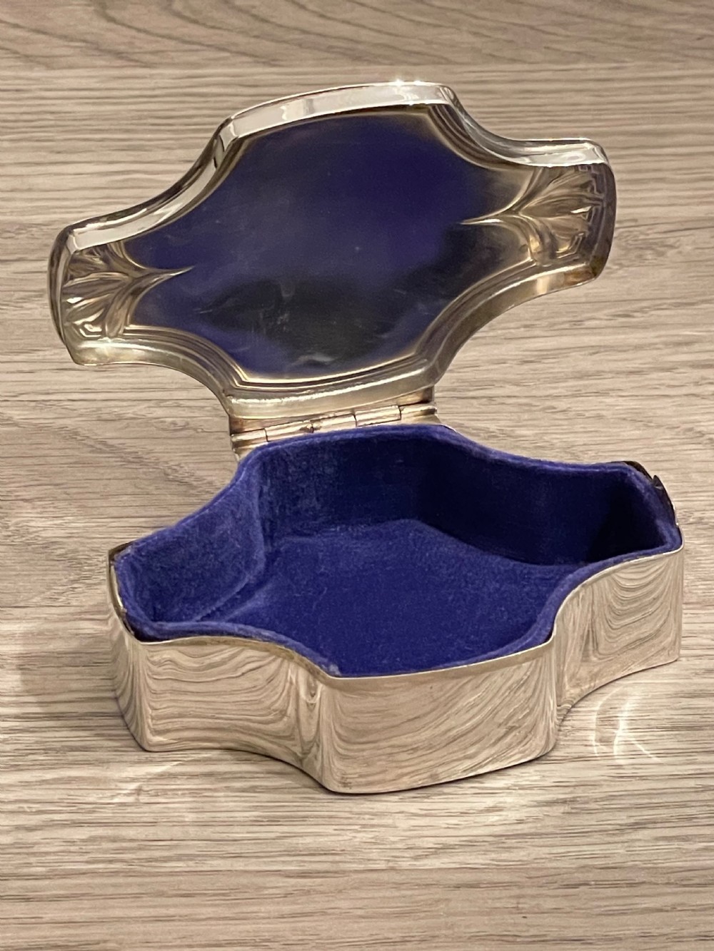 Art Nouveau Solid Silver Jewellery Box by A J Zimmerman View IV