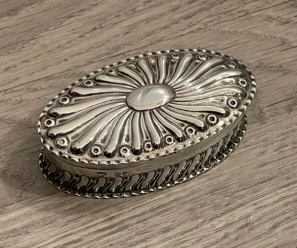 Victorian Silver Jewellery Trinket Box, 1890 View II