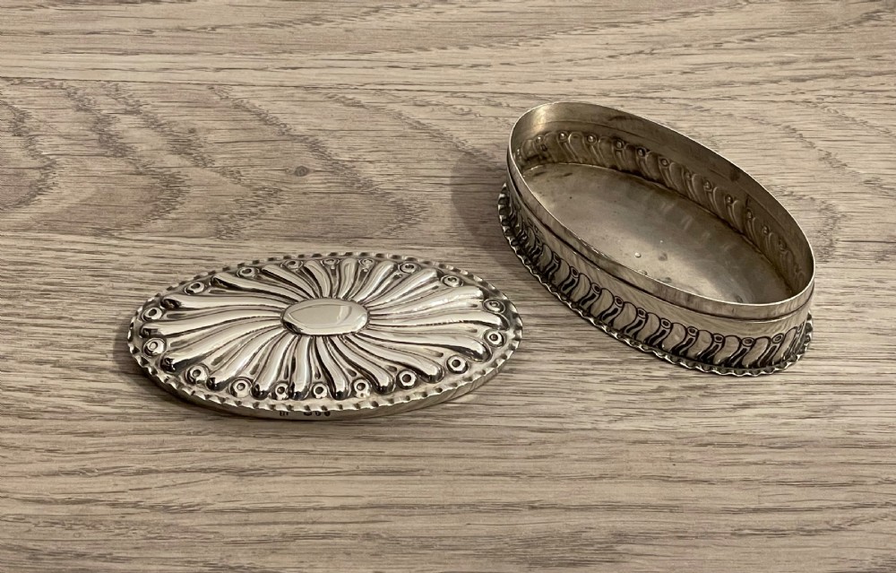 Victorian Silver Jewellery Trinket Box, 1890 View VI