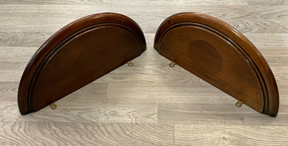 Pair Regency Mahogany Wall Brackets View XI