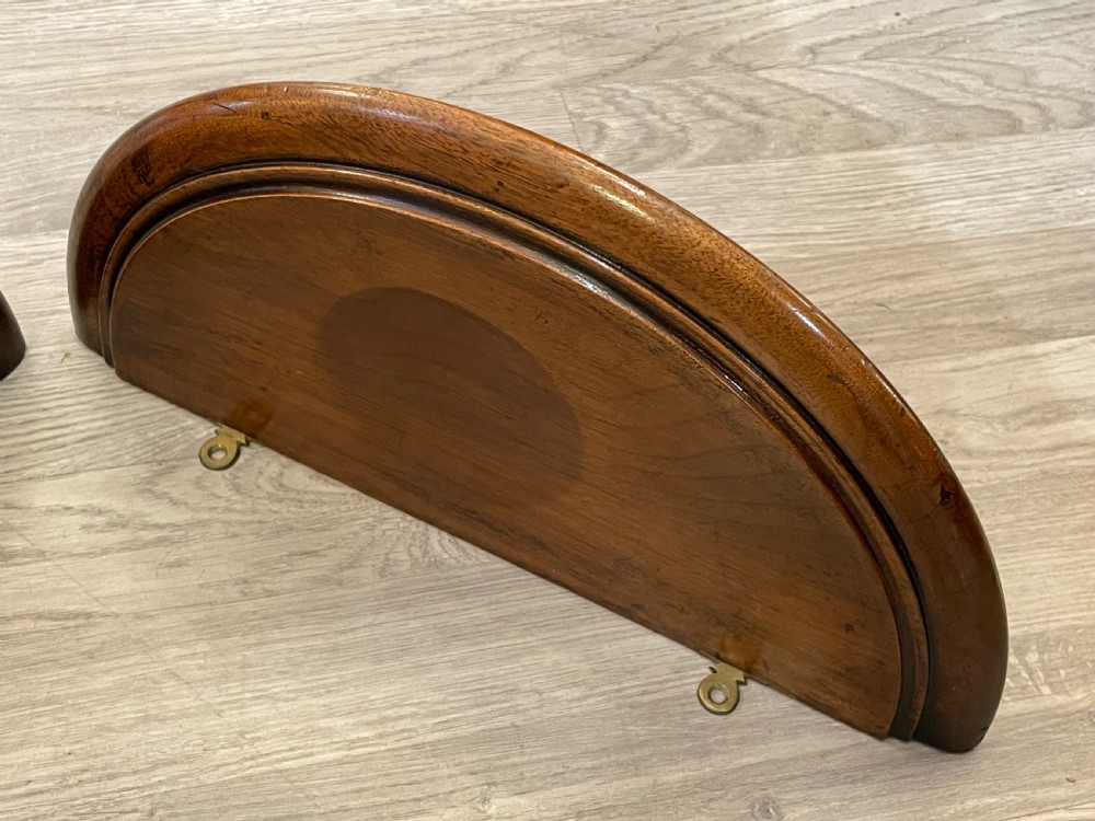 Pair Regency Mahogany Wall Brackets View XII