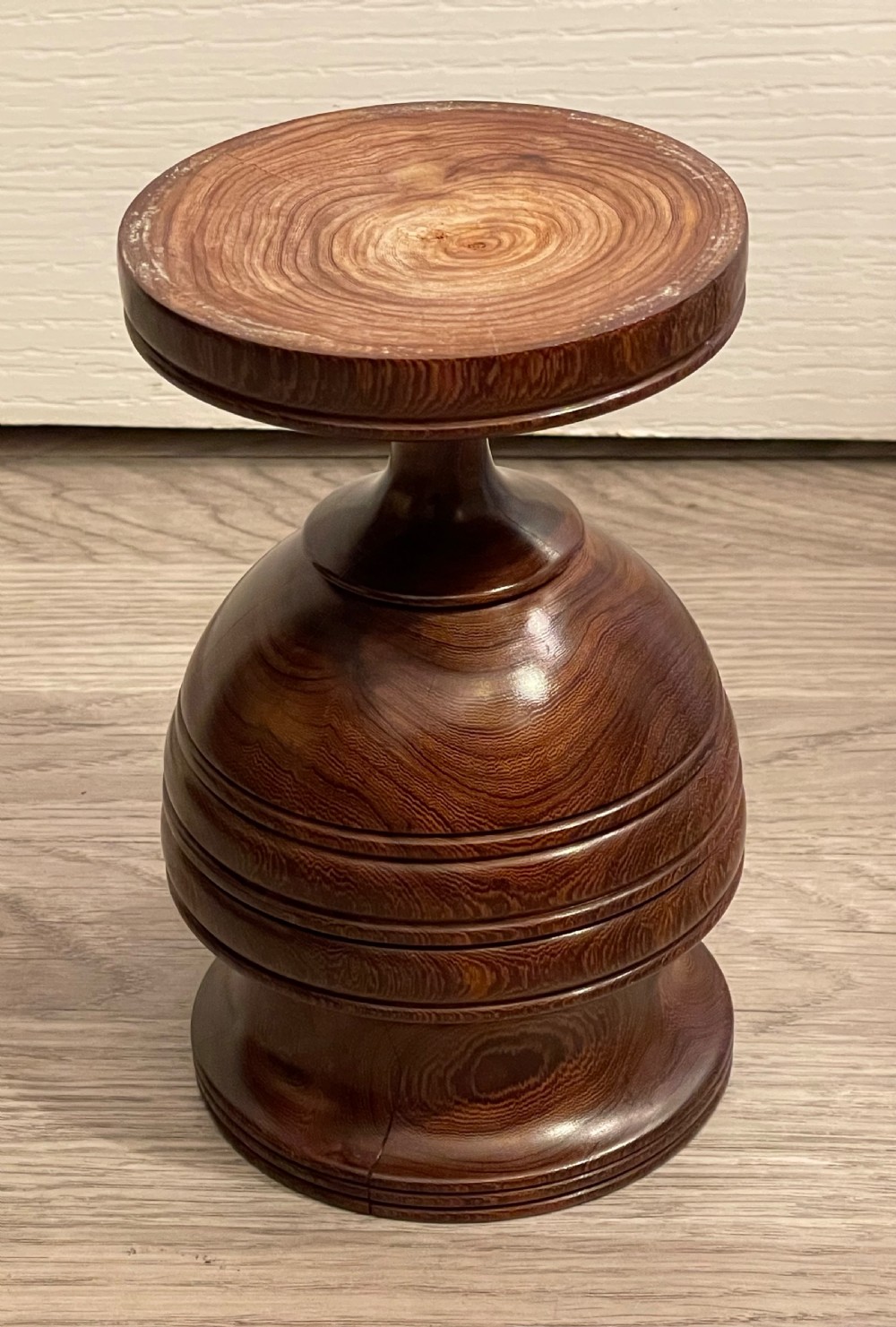 Large 19th Century Laburnum Wood Spill Vase View II