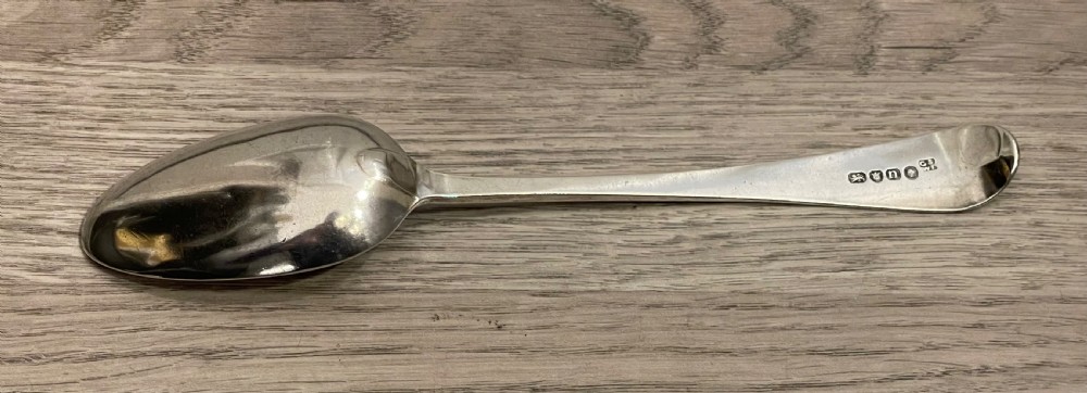 George III Silver Table Spoon, 1788 View IV
