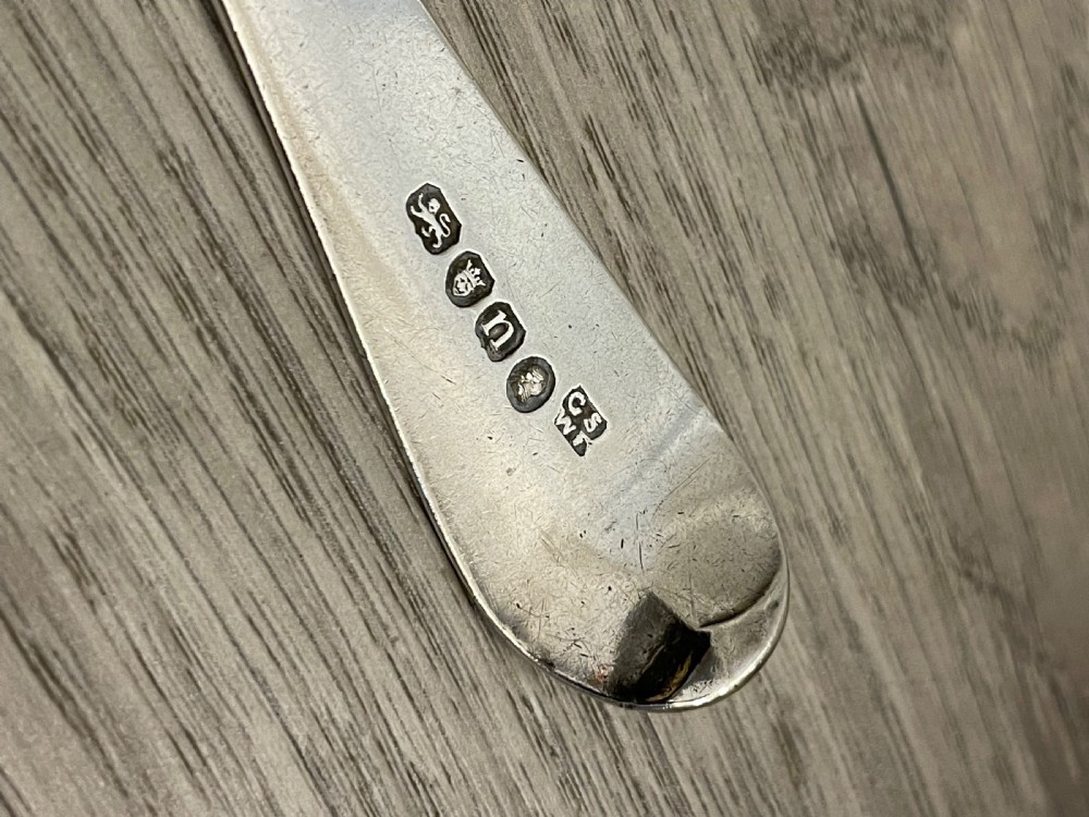 George III Silver Table Spoon, 1788 View V