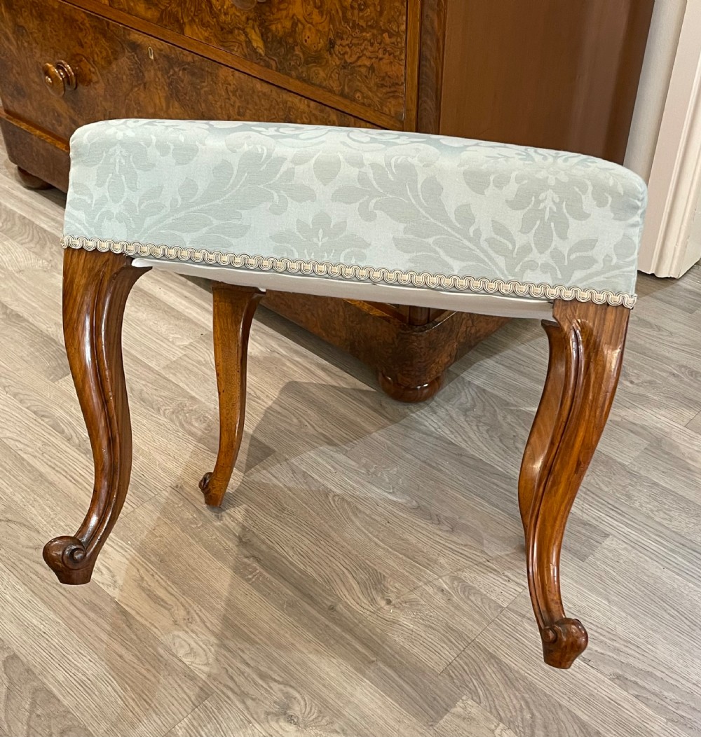 Victorian Walnut Centre Stool View III