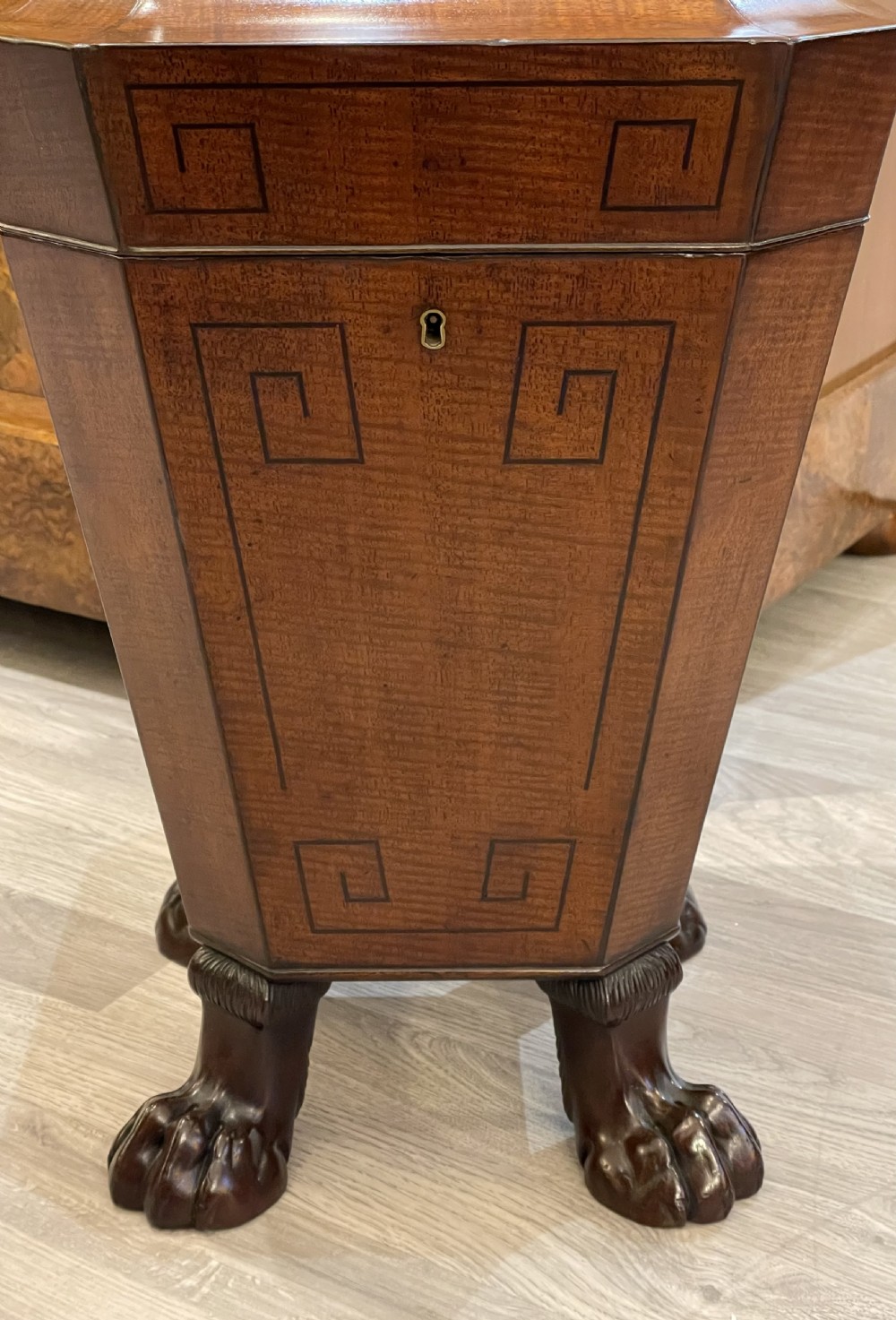 Regency Mahogany Knife Cutlery Urn View VI