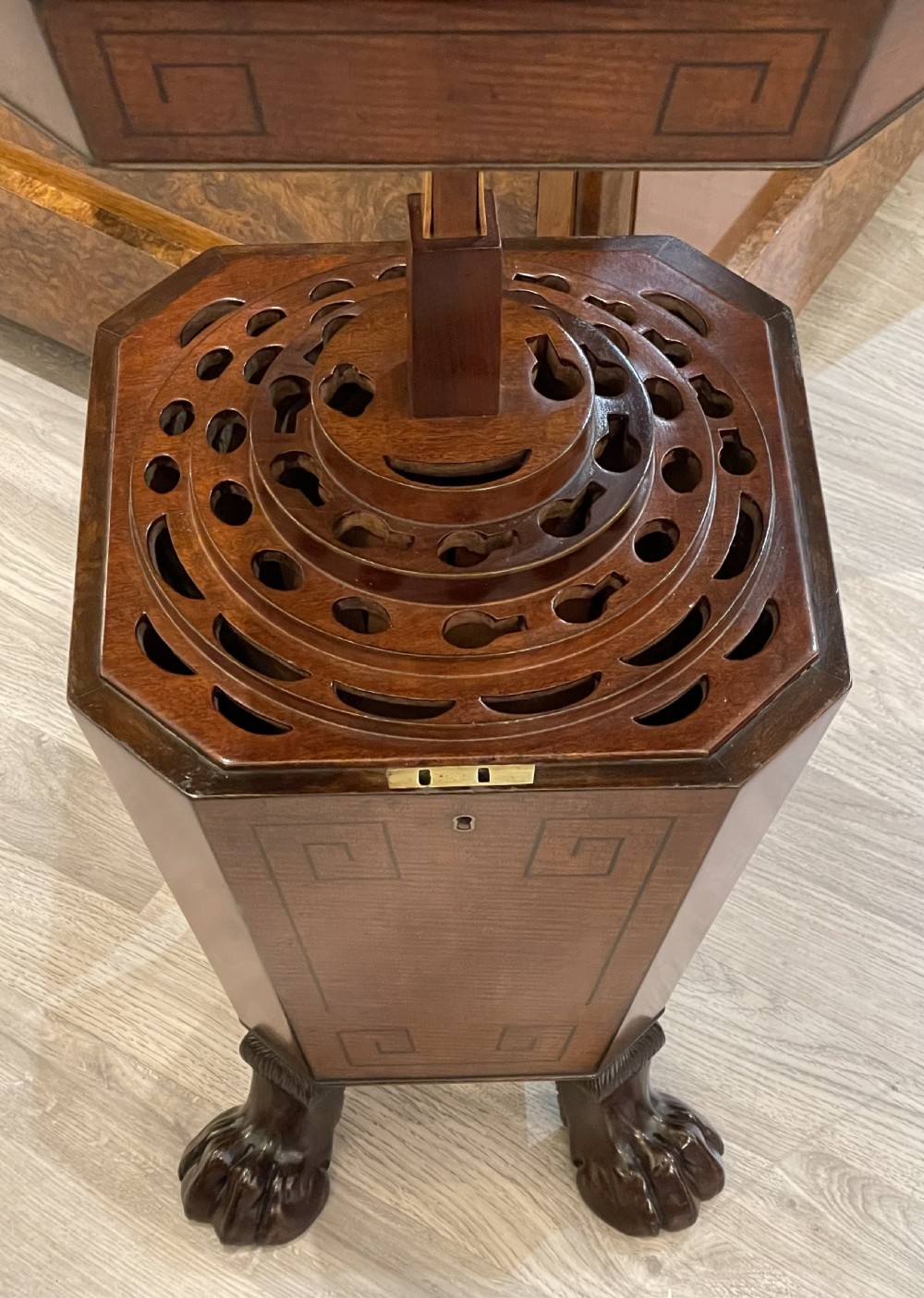 Regency Mahogany Knife Cutlery Urn View IX