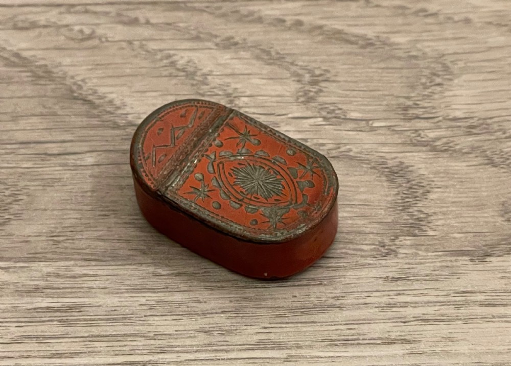 Georgian Tole Snuff Box, c1780-1800