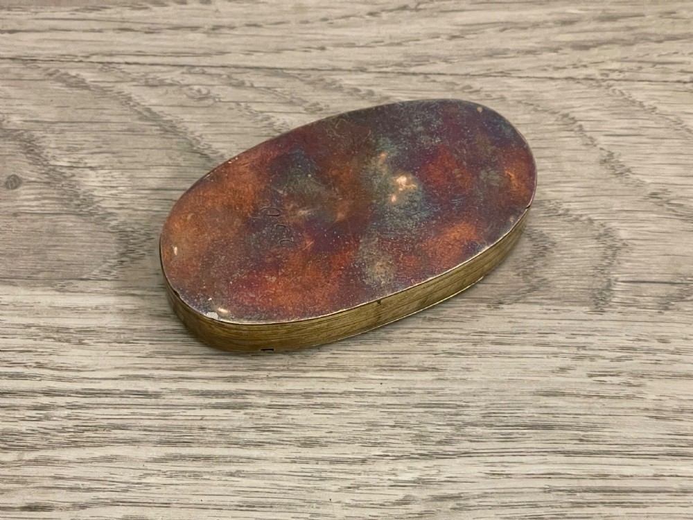 Rare Georgian Brass Combination Snuff Box View VIII
