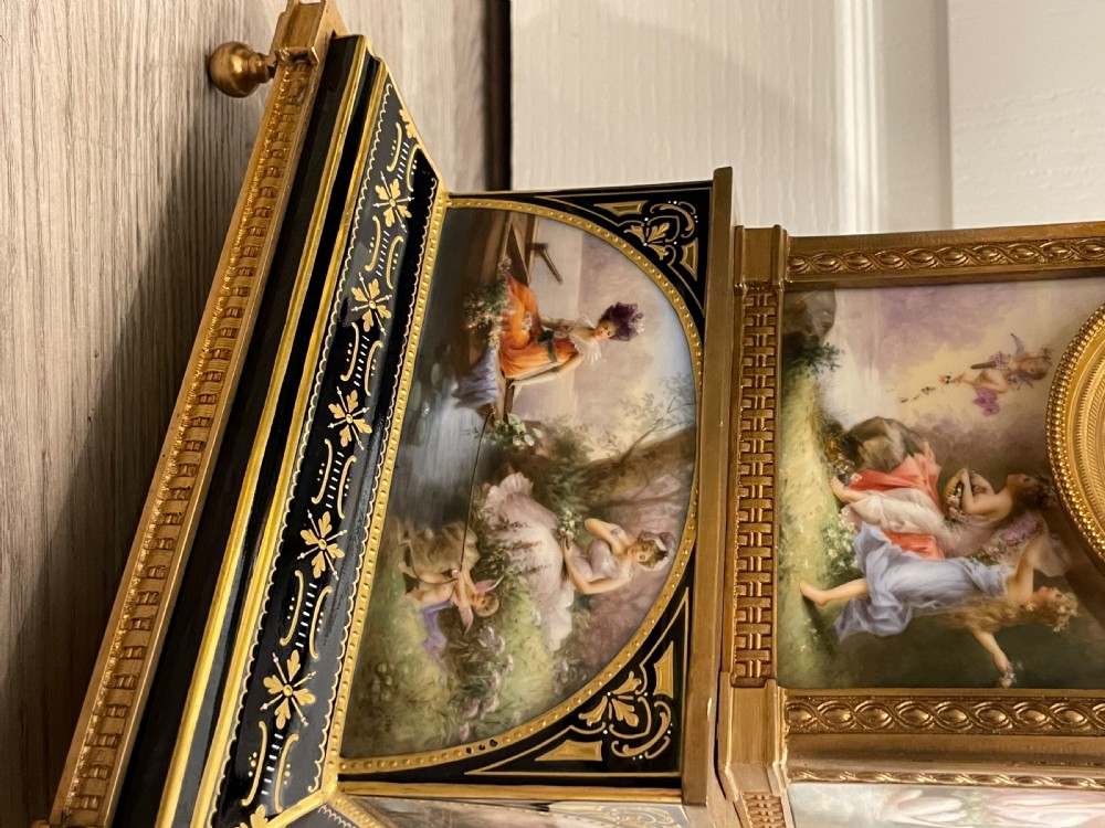 Beautiful Royal Vienna Porcelain Tower Clock View III