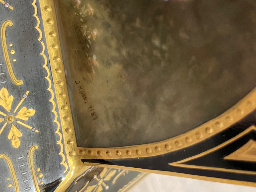 Beautiful Royal Vienna Porcelain Tower Clock View VIII