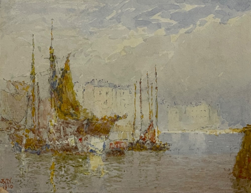 Isle of Man Watercolour by John Miller Nicholson  View II