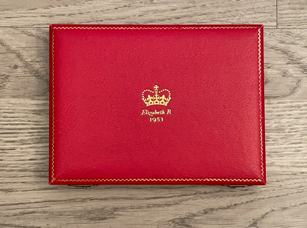 Beautifully Presented Trio of Silver Coronation Spoons, Queen Elizabeth II  View II