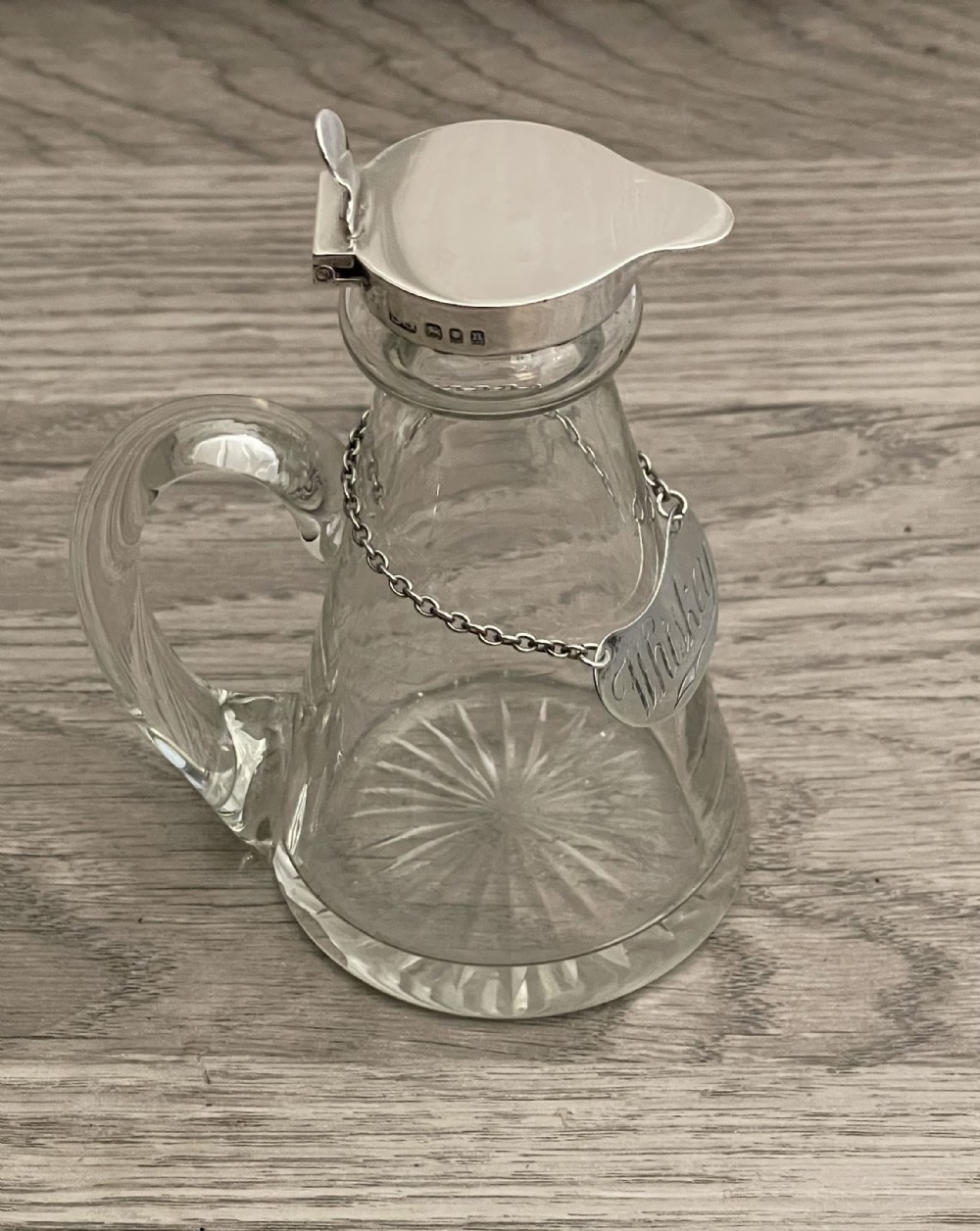 George V Silver Topped Whisky Noggin by Garrard and Co, London