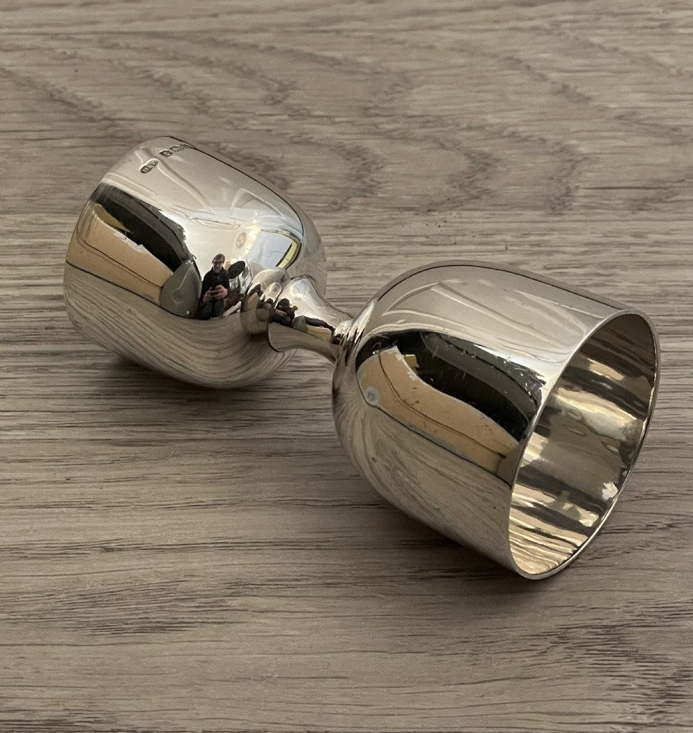 Edwardian Silver Double Spirit Tot Measure View II
