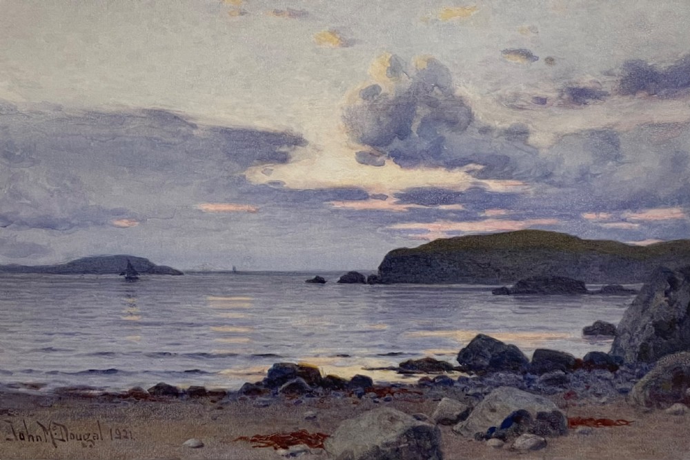Watercolour Anglesey by John McDougal (1851-1945) View II