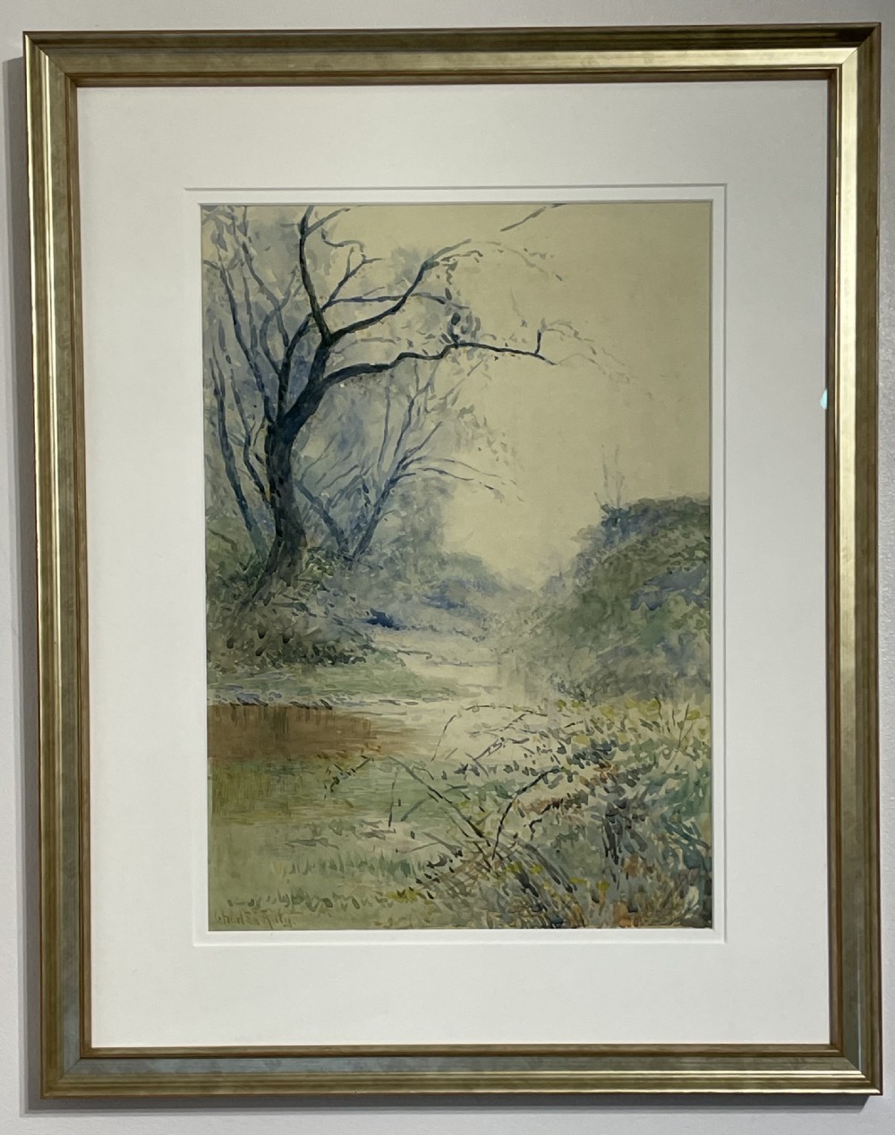 Isle of Man Watercolour by Charles Auty (Exh. 1881-1919)