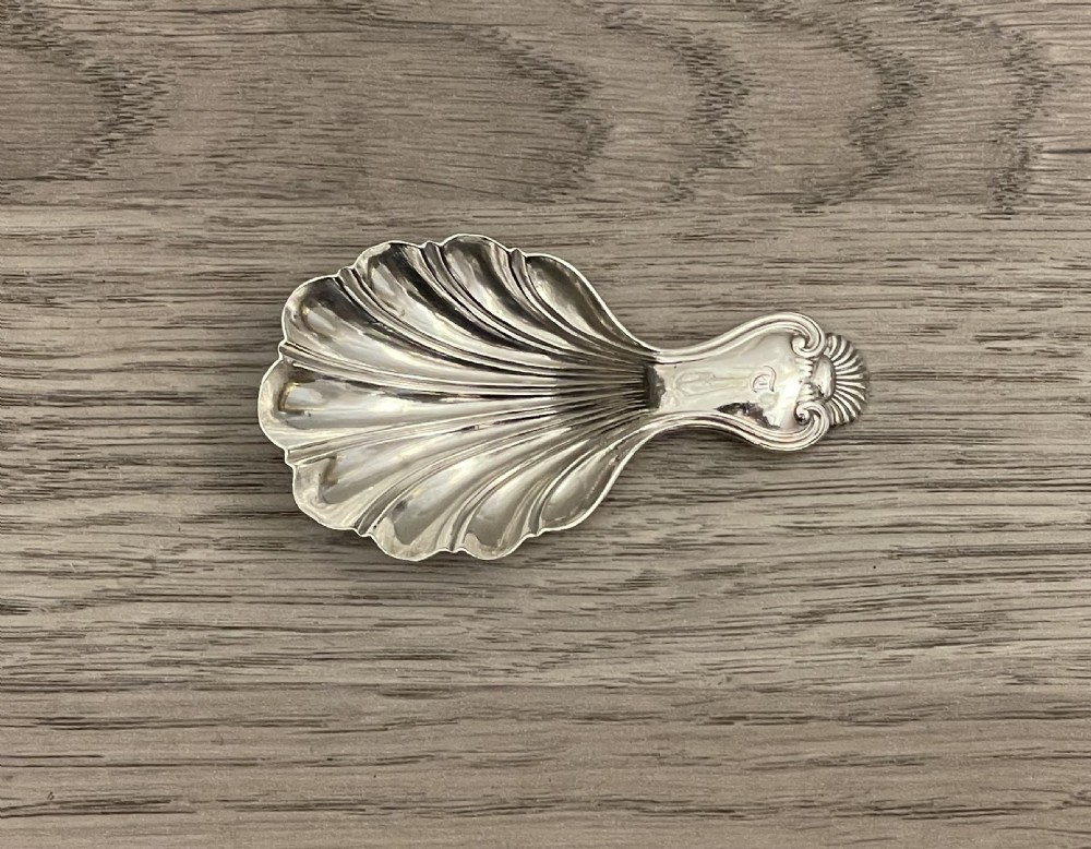 Victorian Silver Caddy Spoon by Yapp and Woodward