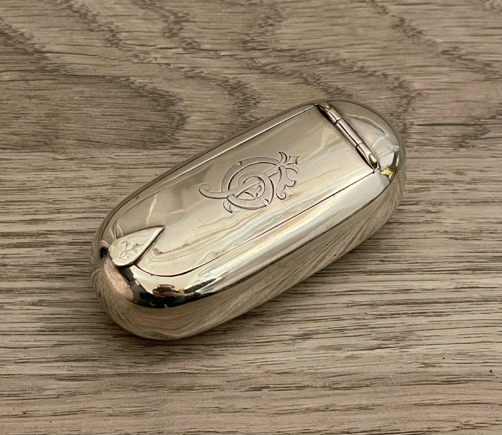 Victorian Silver Snuff Box, 1898