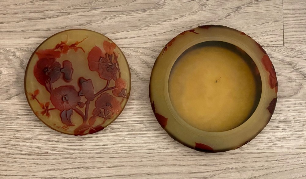 Emile Galle Cameo Glass Box View II